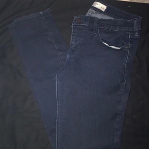 A & F Dark Blue Jeans